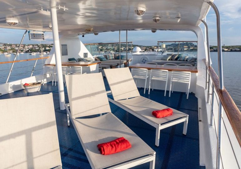 Coral Galápagos Cruises- Sun Terrace & BBQ