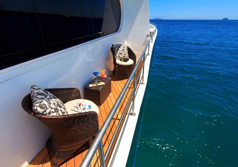 Galapagos Luxury Cruise - Petrel Catamaran - Balcony