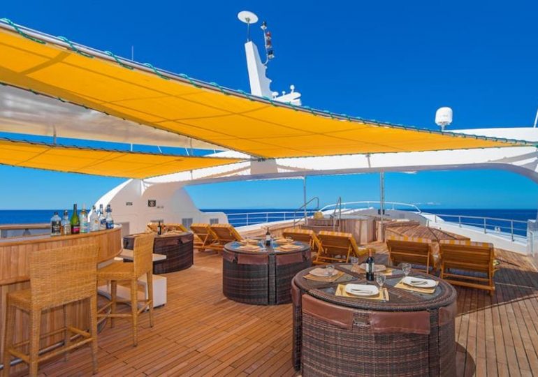 Galapagos Luxury Cruise - Petrel Catamaran - Sun Deck